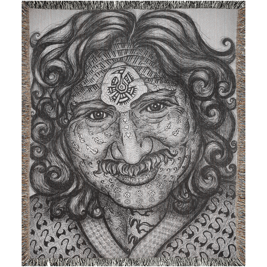 the-wisdom-keeper-of-self-assurance-black-white-woven-blanket – Wisdom Keepers