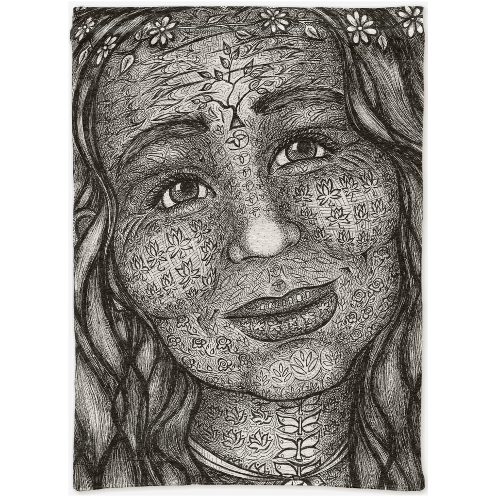 the-wisdom-keeper-of-imagination-black-white-woven-tapestry – Wisdom Keepers