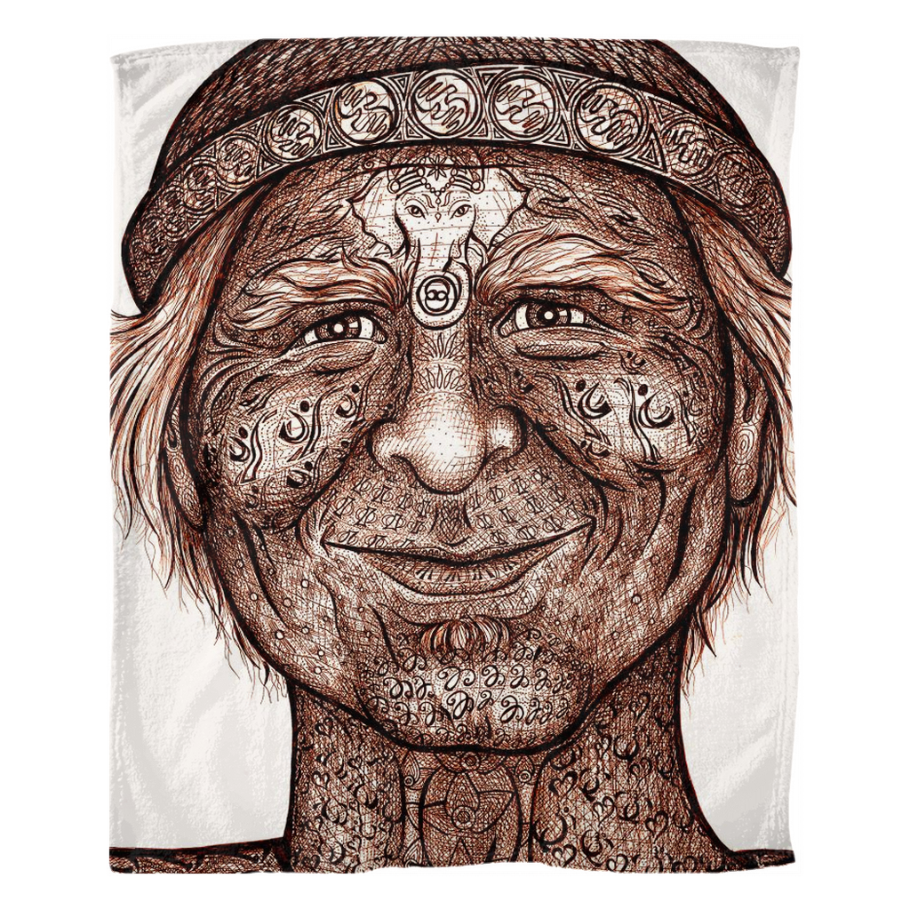 the-wisdom-keeper-of-inquiry-truth-brown-white-fleece-blanket – Wisdom Keepers