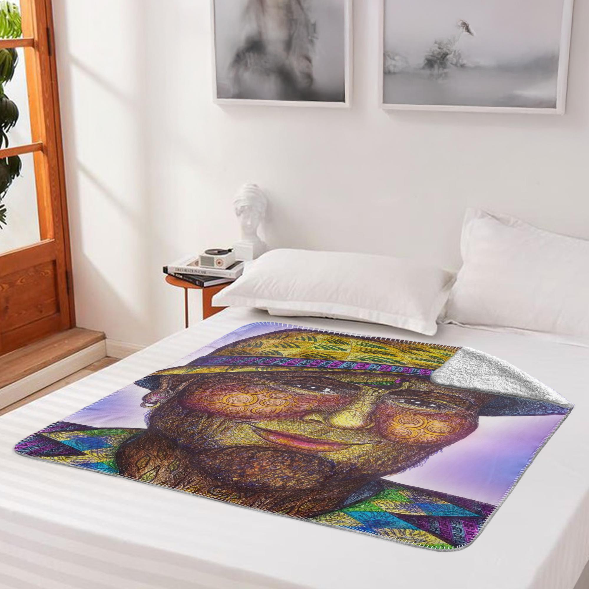 the-wisdom-keeper-of-stillness-full-color-fleece-sherpa-blanket – Wisdom Keepers