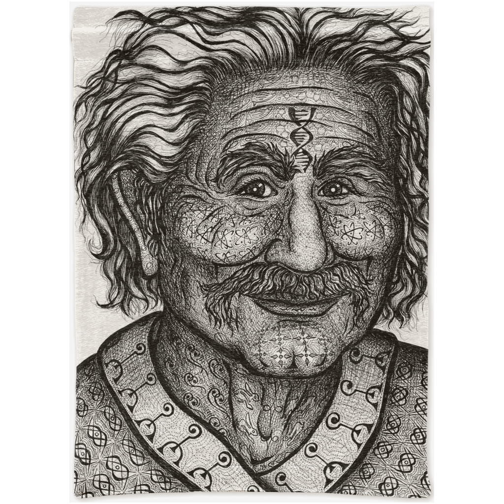 the-wisdom-keeper-of-invention-black-white-woven-tapestry – Wisdom Keepers