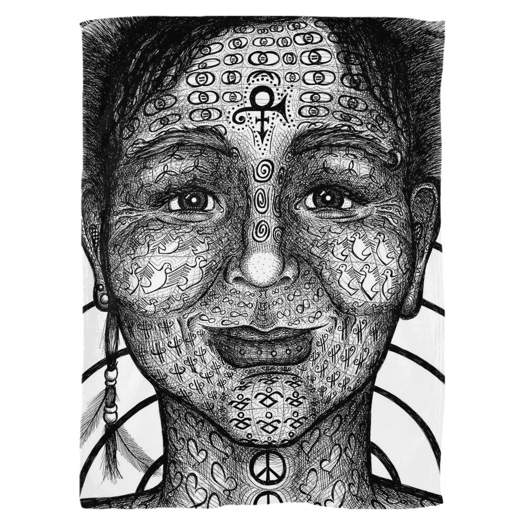 the-wisdom-keeper-of-equality-tenderness-black-white-fleece-blanket – Wisdom Keepers