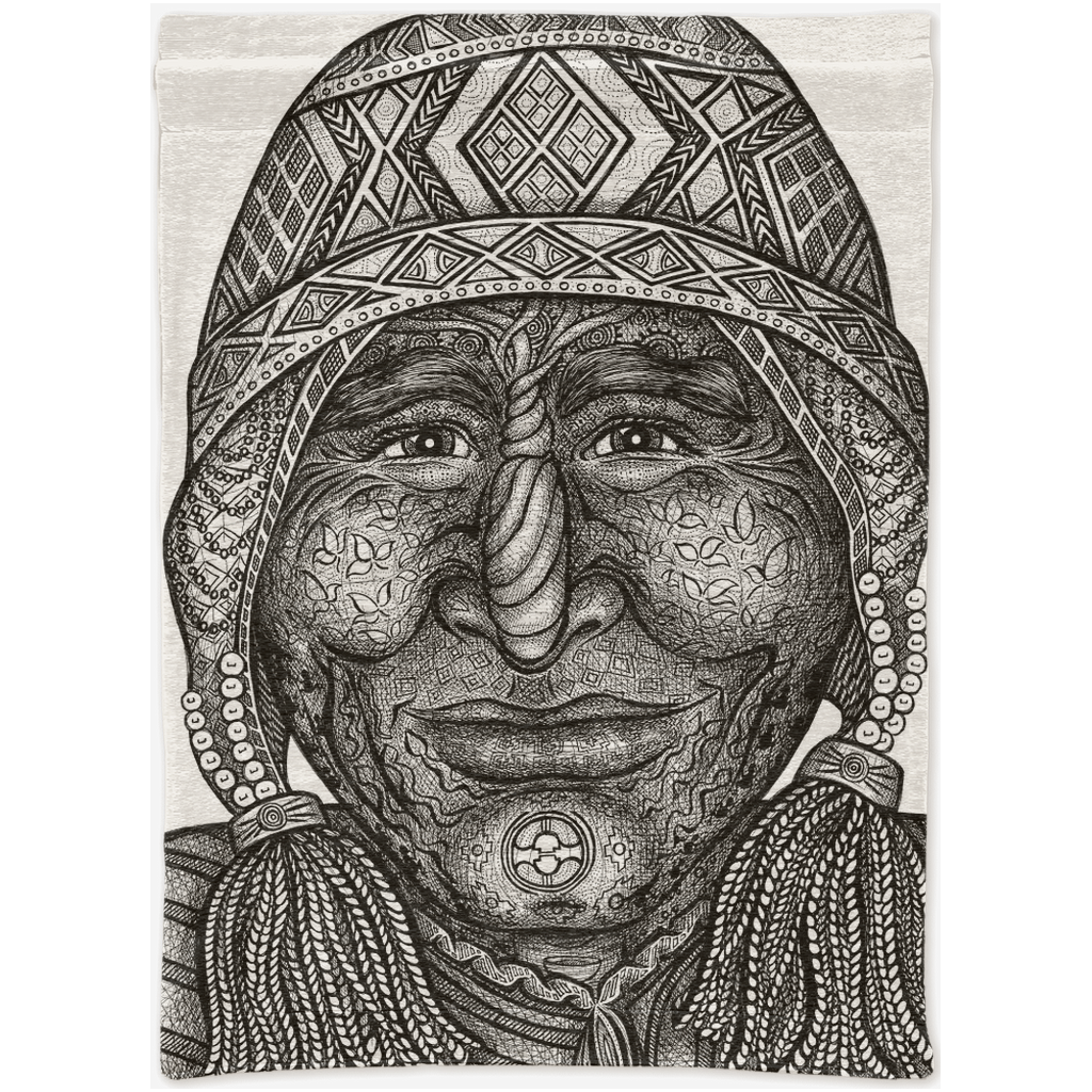 the-wisdom-keeper-of-preservation-black-white-woven-tapestry – Wisdom Keepers