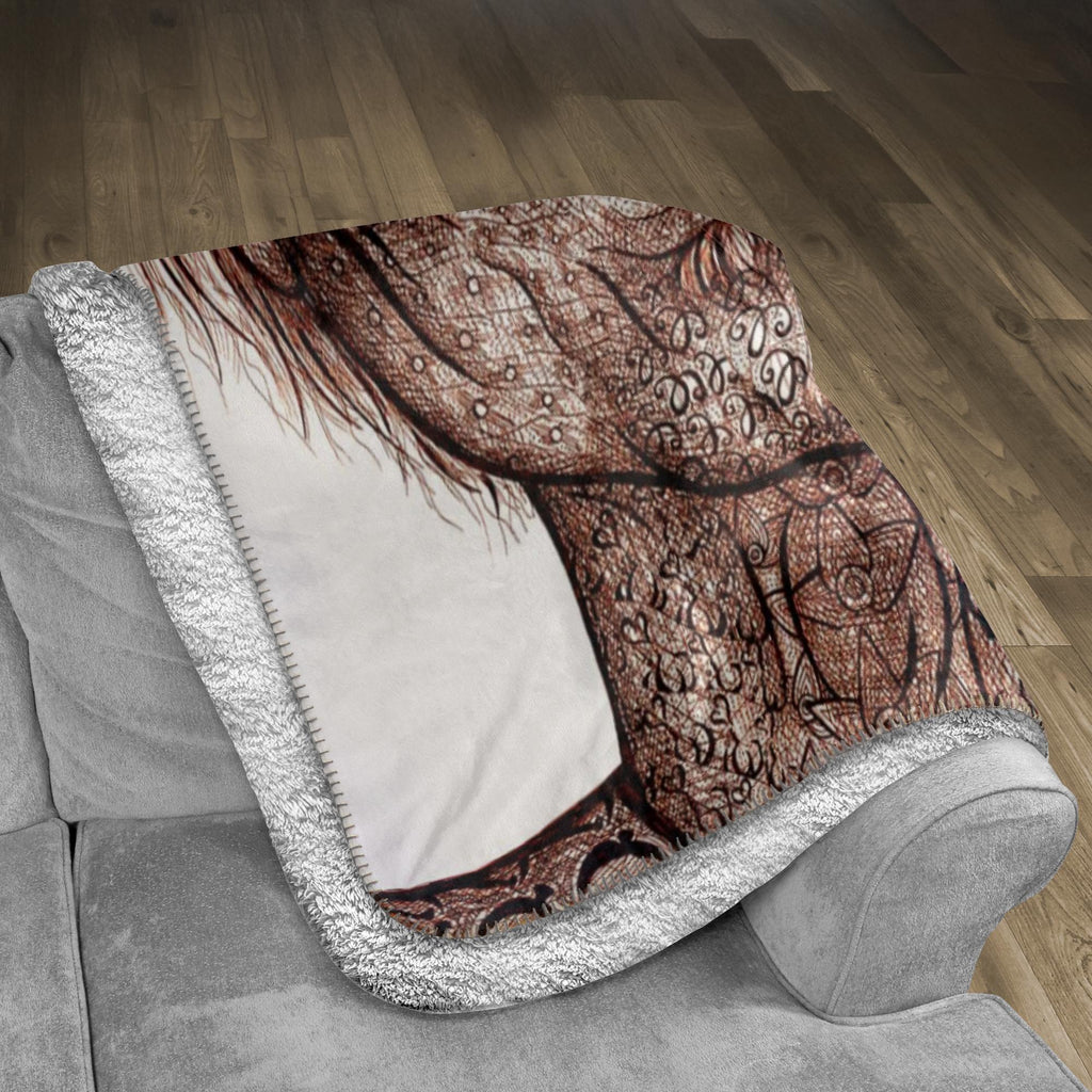 the-wisdom-keeper-of-inquiry-truth-brown-white-fleece-sherpa-blanket – Wisdom Keepers