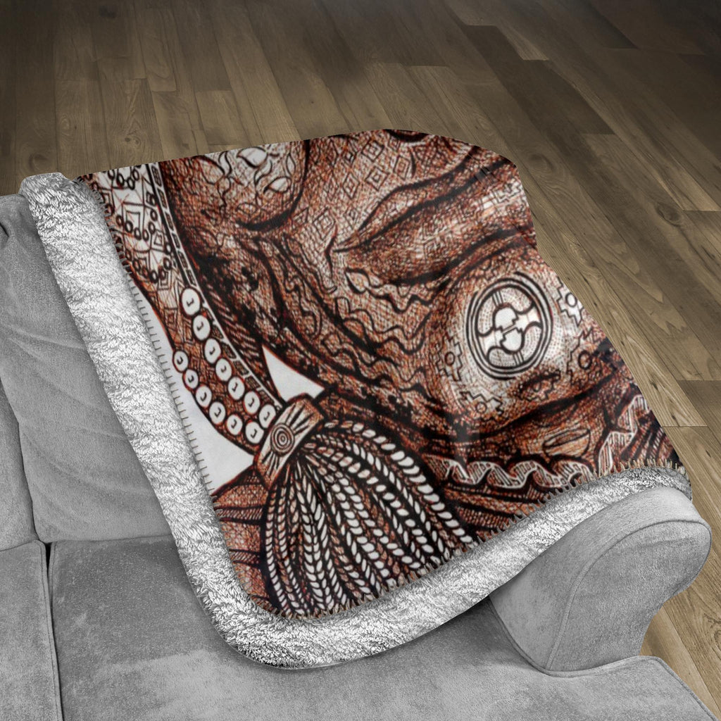 the-wisdom-keeper-of-preservation-brown-white-fleece-sherpa-blanket – Wisdom Keepers