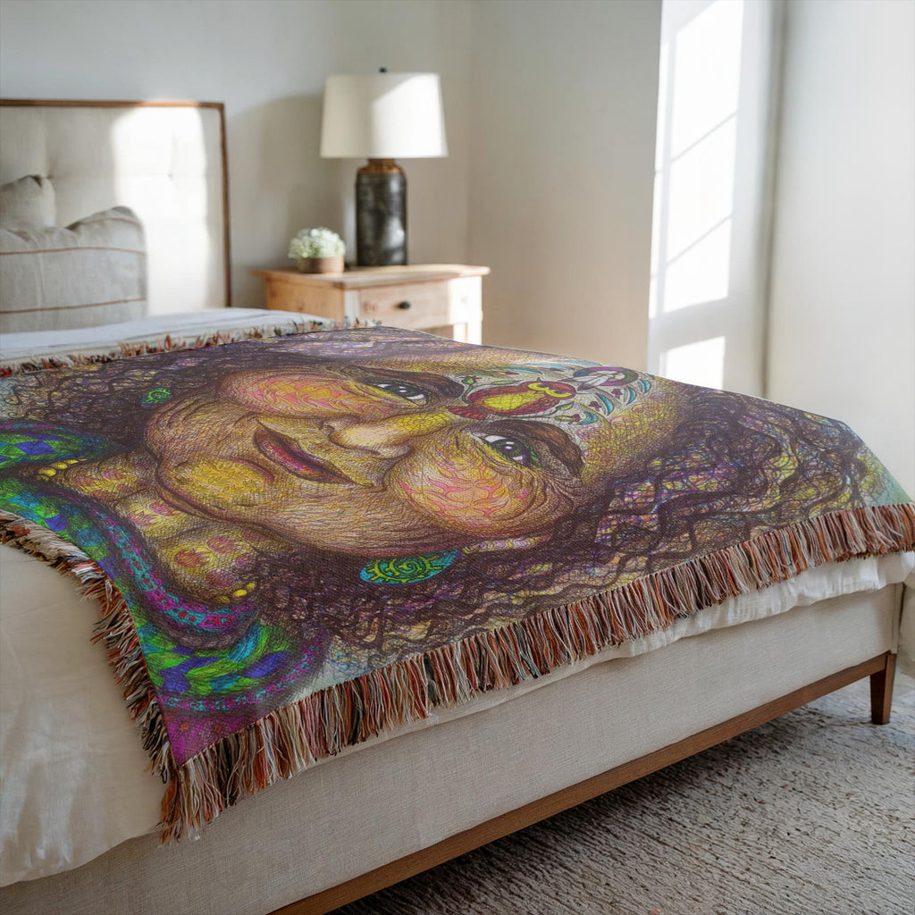 the-wisdom-keeper-of-resourcefulness-wisdom-full-color-woven-blanket – Wisdom Keepers