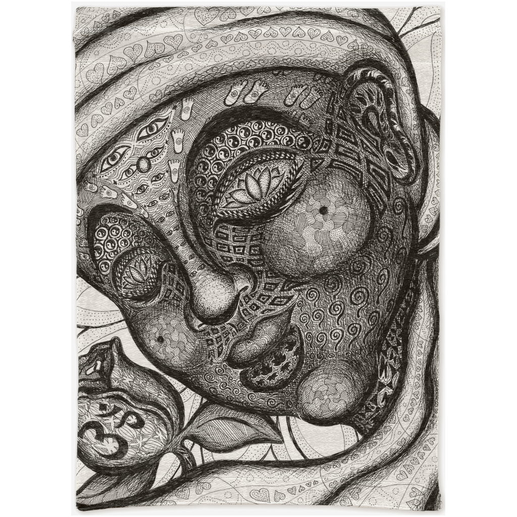 the-wisdom-keeper-of-totality-black-white-woven-tapestry – Wisdom Keepers