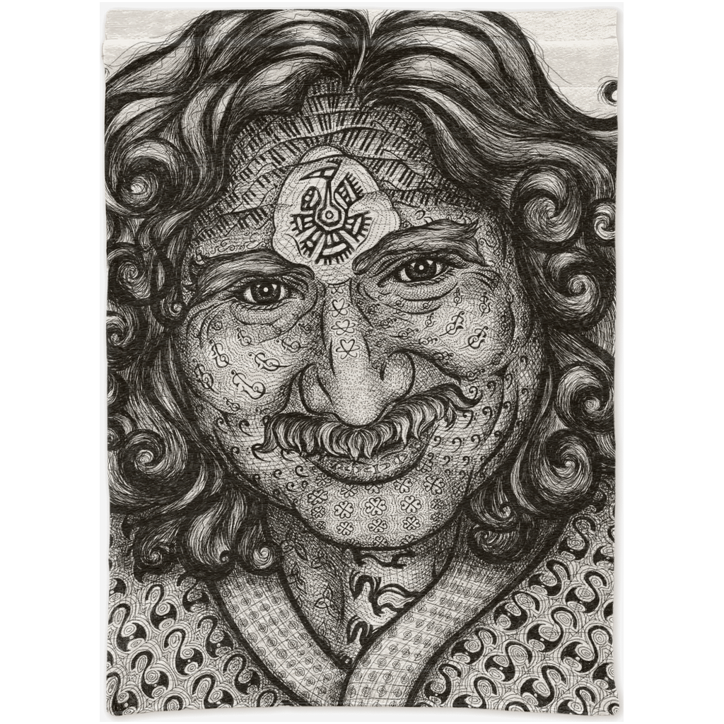 the-wisdom-keeper-of-self-assurance-black-white-woven-tapestry – Wisdom Keepers