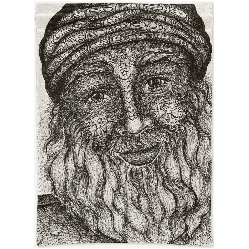 the-wisdom-keeper-of-acceptance-black-white-woven-tapestry – Wisdom Keepers