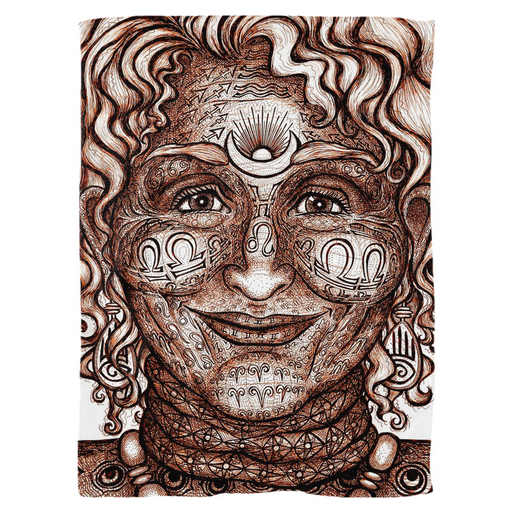 the-wisdom-keeper-of-intuition-brown-white-fleece-blanket – Wisdom Keepers