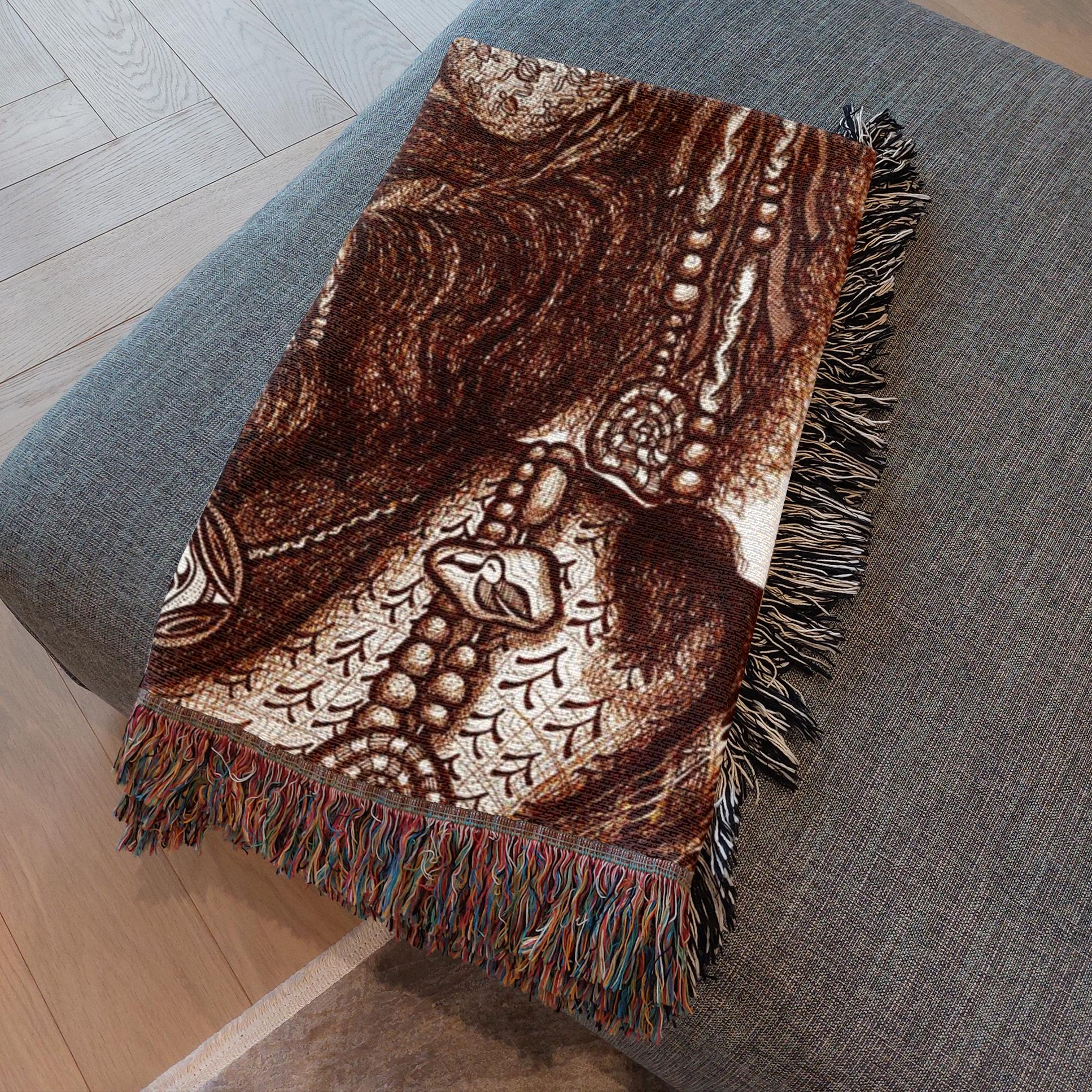 the-wisdom-keeper-of-competence-brown-white-woven-blanket – Wisdom Keepers