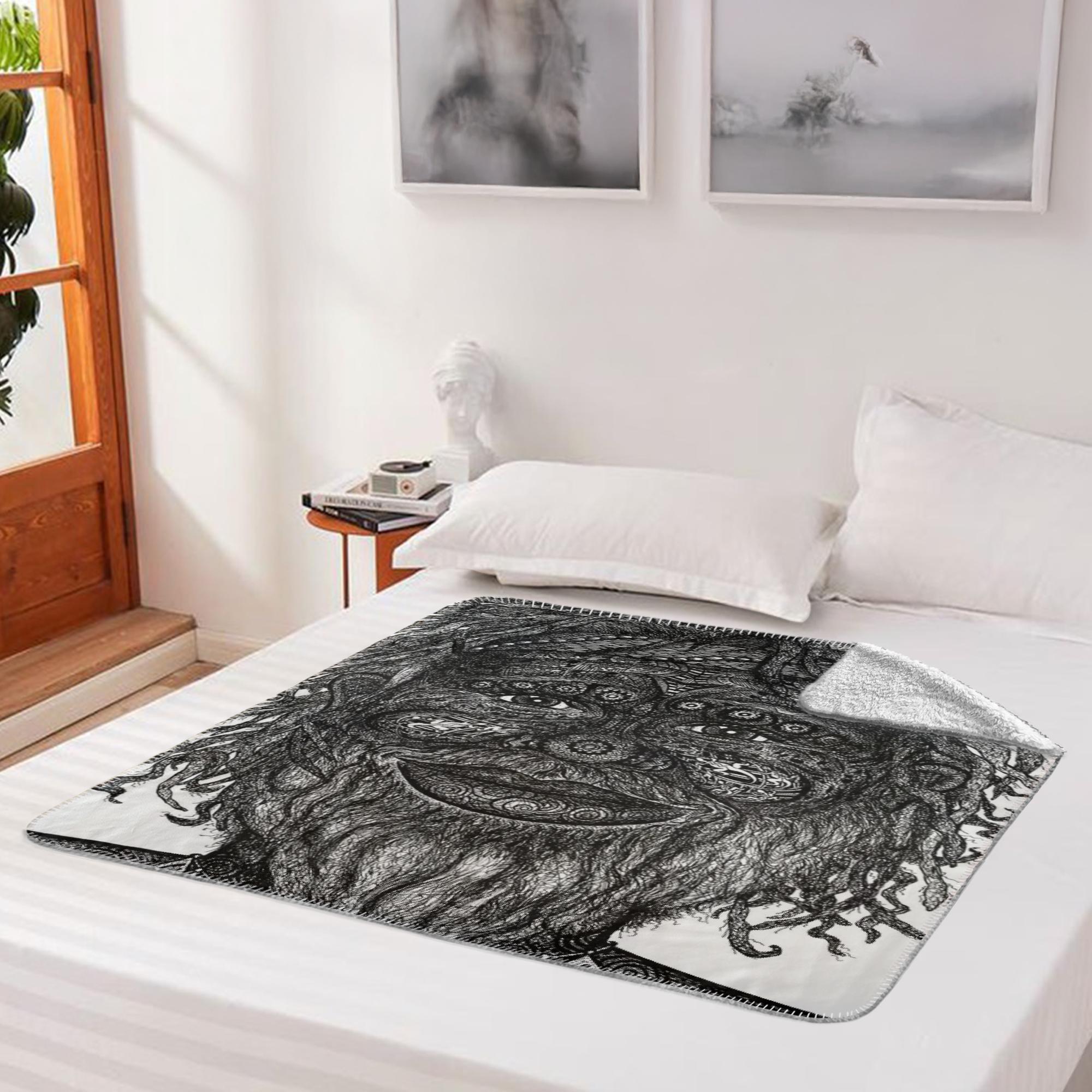 the-wisdom-keeper-of-orientation-unity-black-white-fleece-sherpa-blanket – Wisdom Keepers