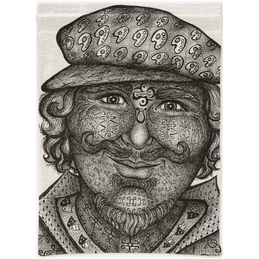 the-wisdom-keeper-of-artfulness-black-white-woven-tapestry – Wisdom Keepers