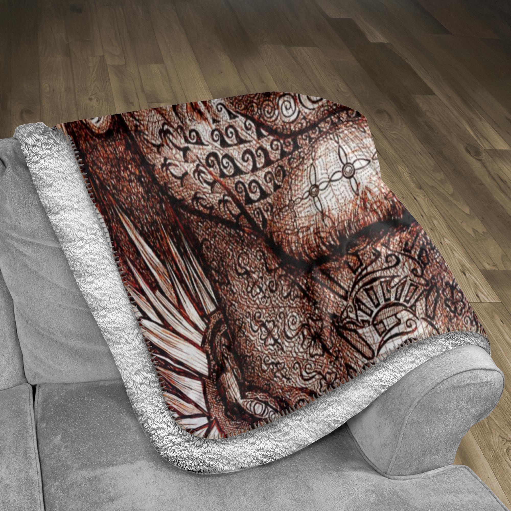 the-wisdom-keeper-of-vitality-brown-white-fleece-sherpa-blanket – Wisdom Keepers