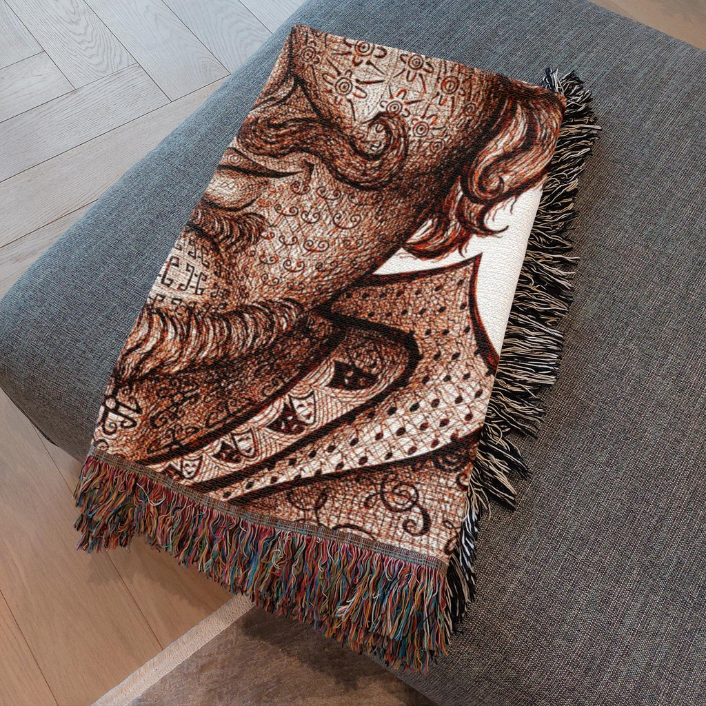 the-wisdom-keeper-of-artfulness-brown-white-woven-blanket – Wisdom Keepers