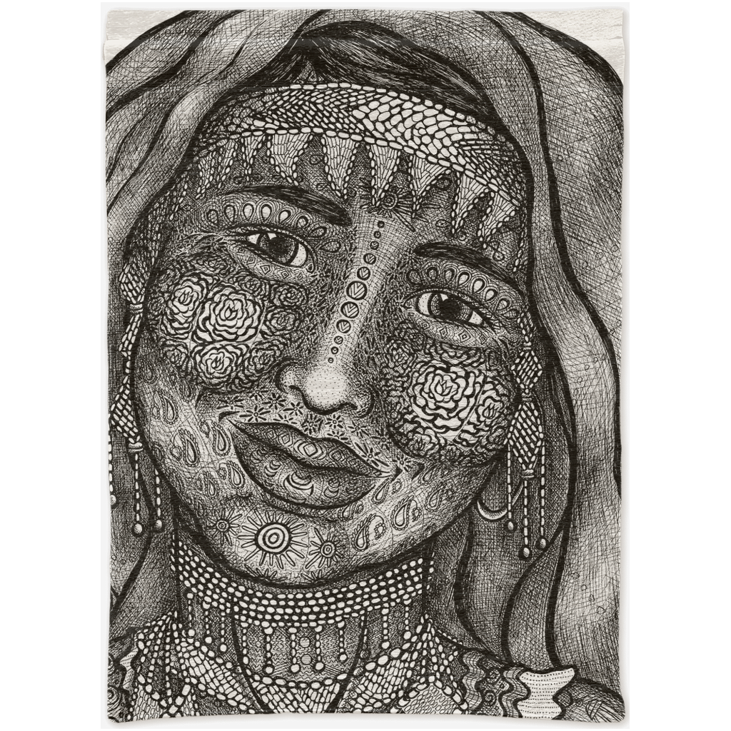 the-wisdom-keeper-of-empathy-black-white-woven-tapestry – Wisdom Keepers