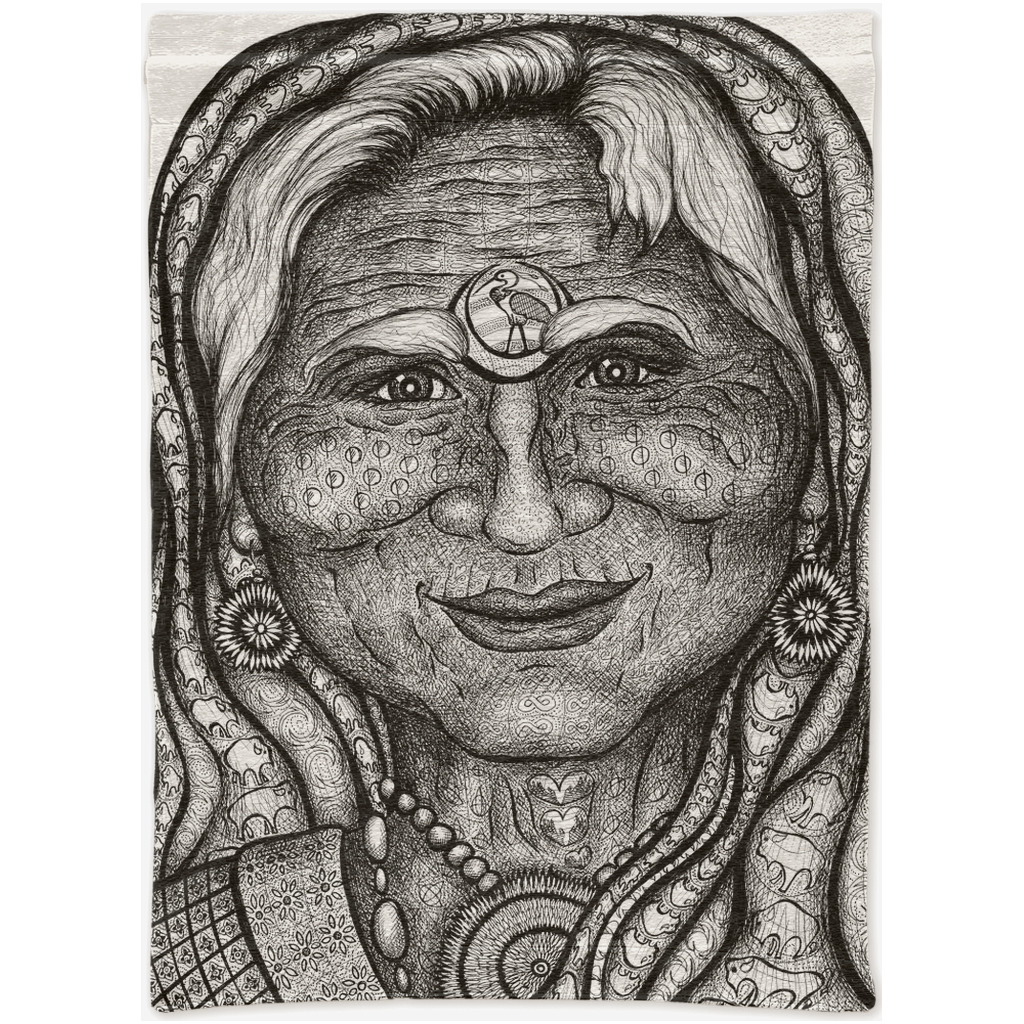 the-wisdom-keeper-of-synergy-communion-black-white-woven-tapestry – Wisdom Keepers