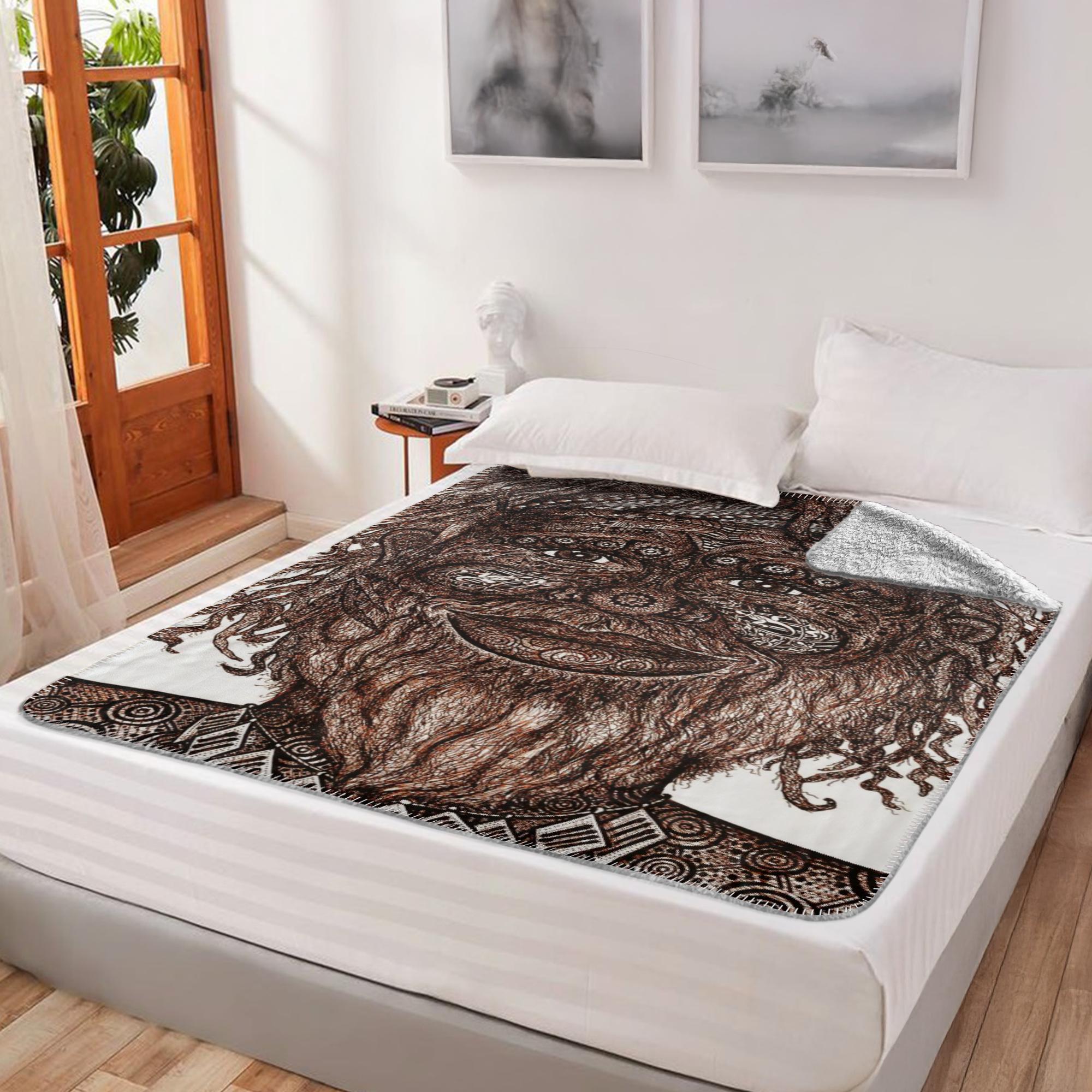 the-wisdom-keeper-of-orientation-unity-brown-white-fleece-sherpa-blanket – Wisdom Keepers