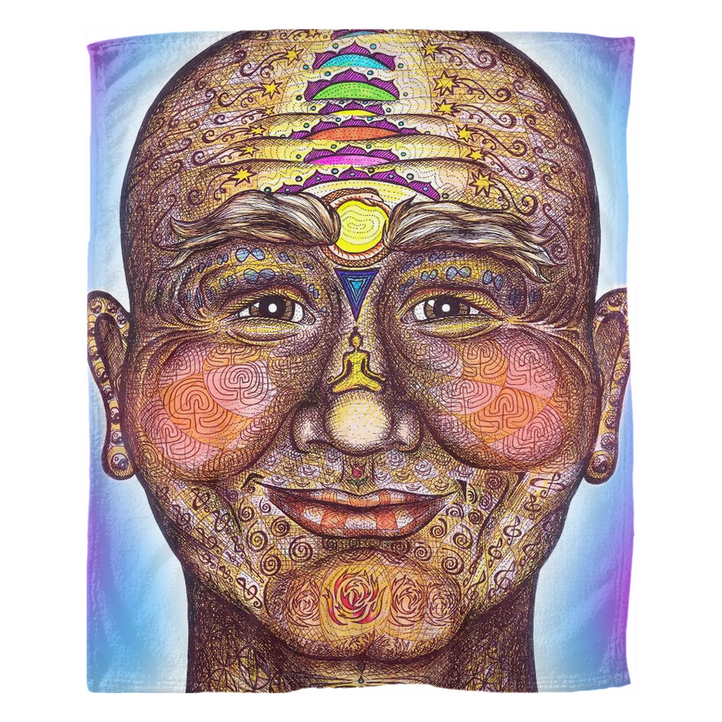 the-wisdom-keeper-of-non-attachment-celebration-full-color-fleece-blanket – Wisdom Keepers