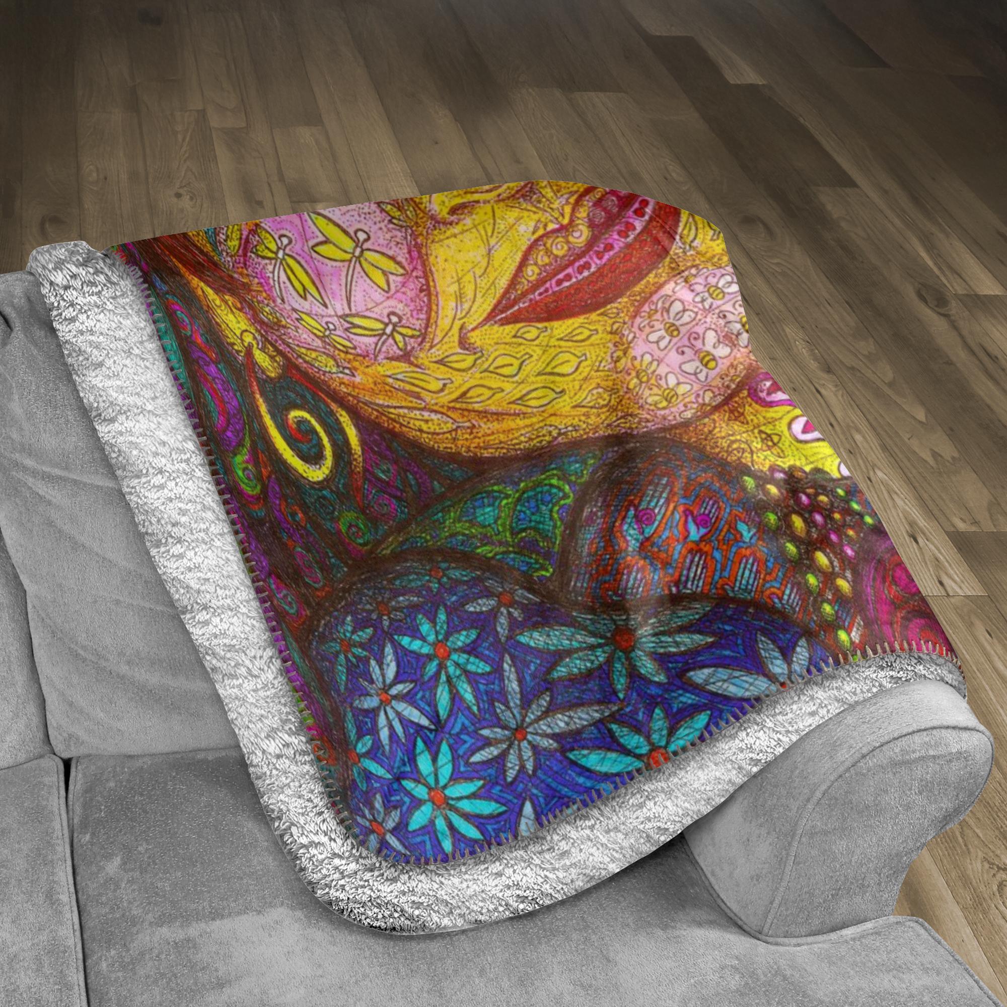 the-wisdom-keeper-of-peaceful-revolution-full-color-fleece-sherpa-blanket – Wisdom Keepers