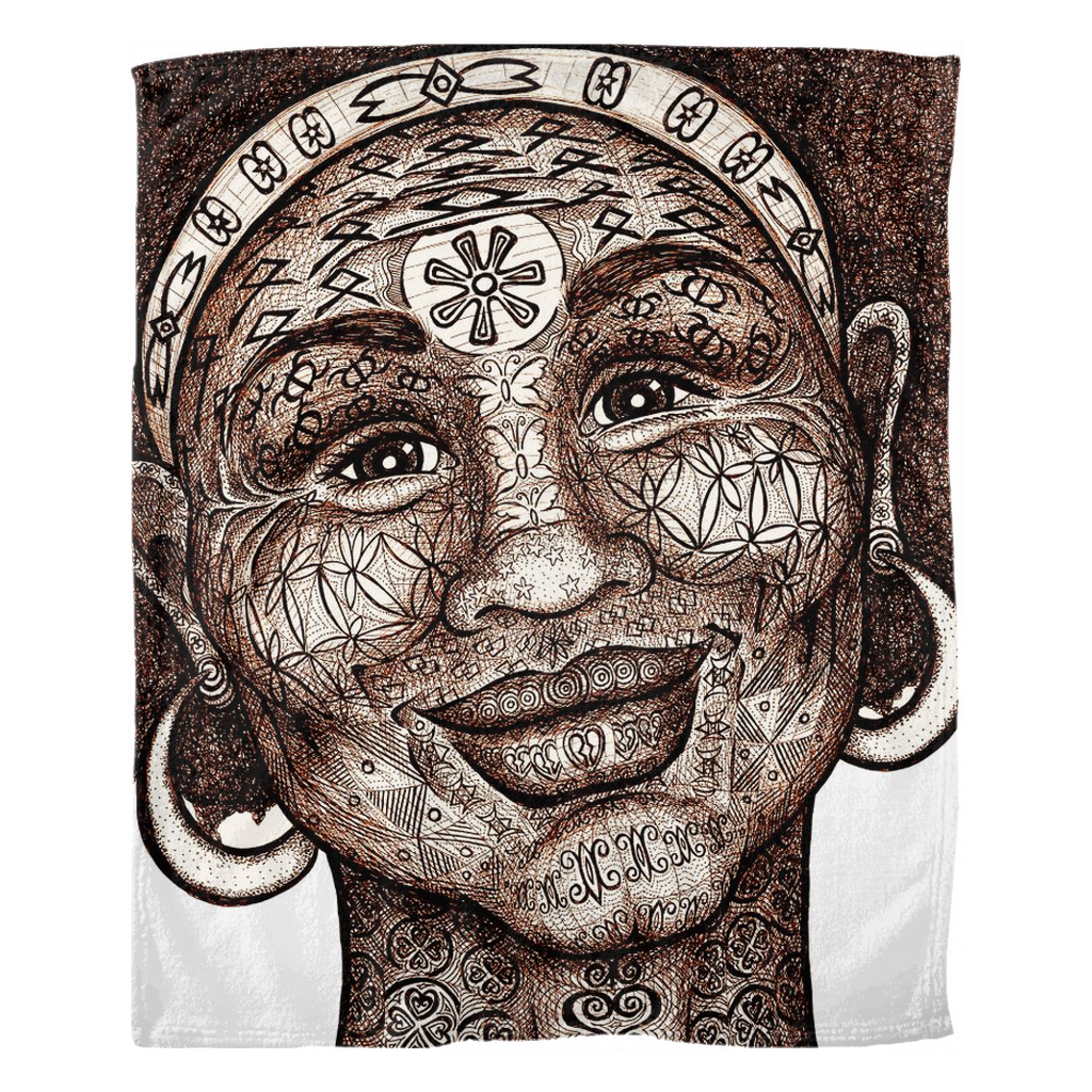 the-wisdom-keeper-of-freshness-beauty-brown-white-fleece-blanket – Wisdom Keepers