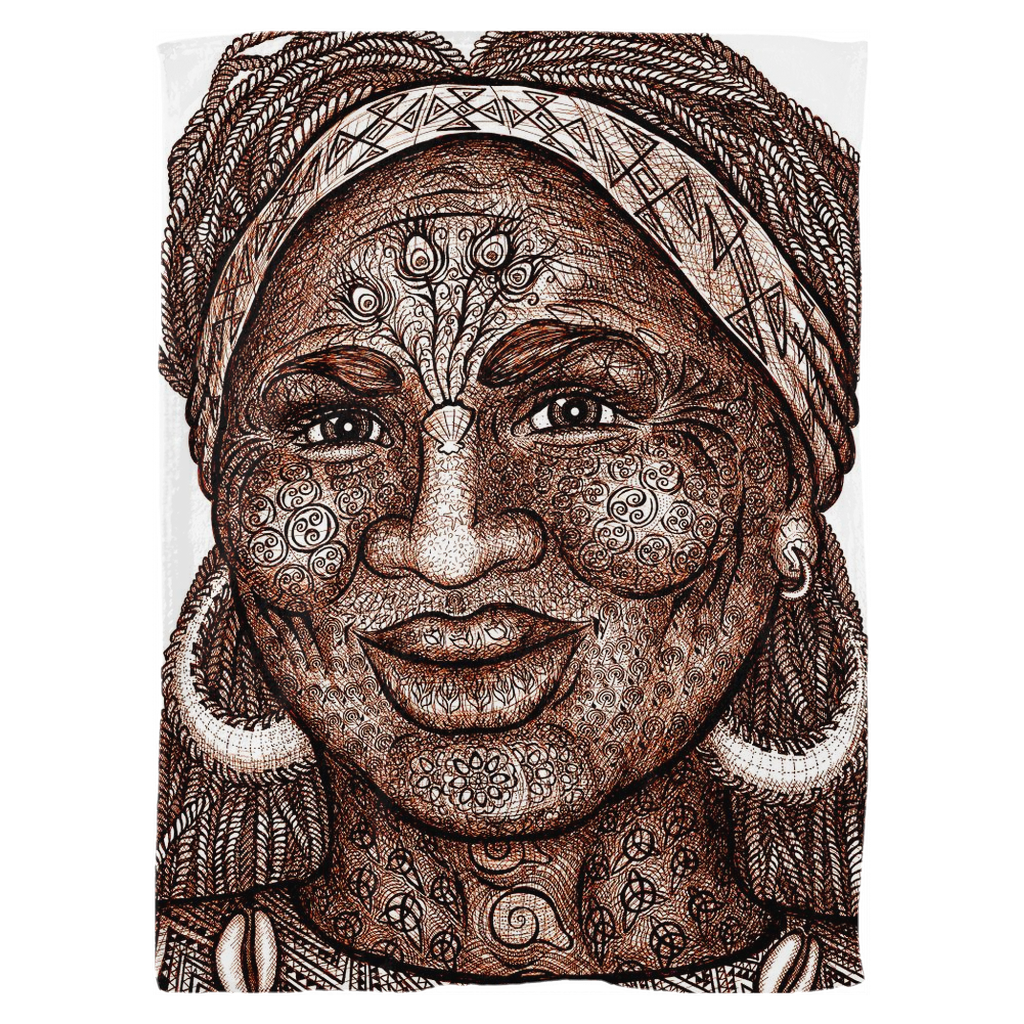 the-wisdom-keeper-of-style-brown-white-fleece-blanket – Wisdom Keepers