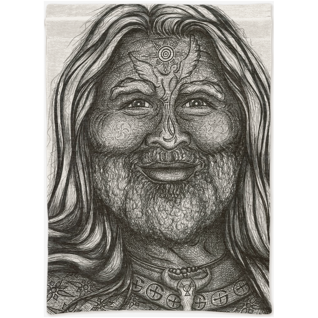 the-wisdom-keeper-of-adventure-black-white-woven-tapestry – Wisdom Keepers