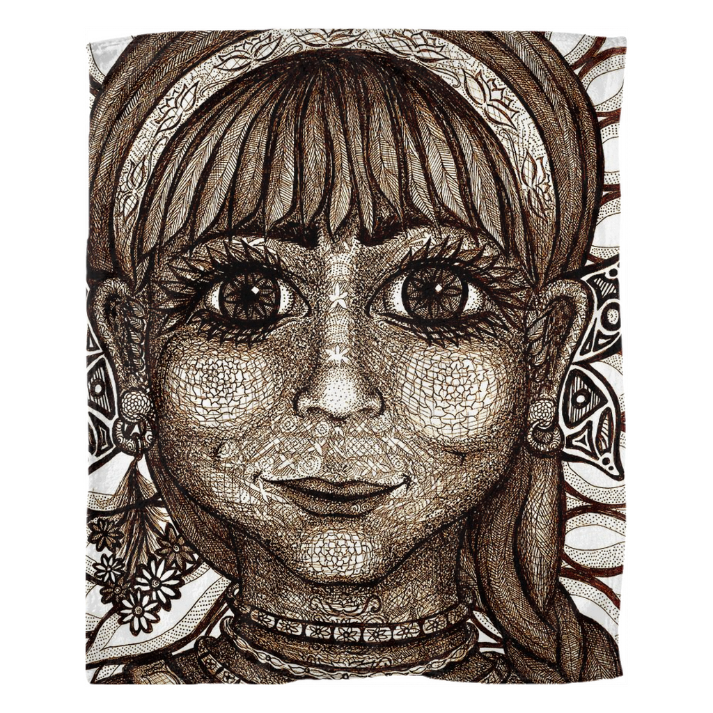 the-wisdom-keeper-of-innovation-innocence-brown-white-fleece-blanket – Wisdom Keepers