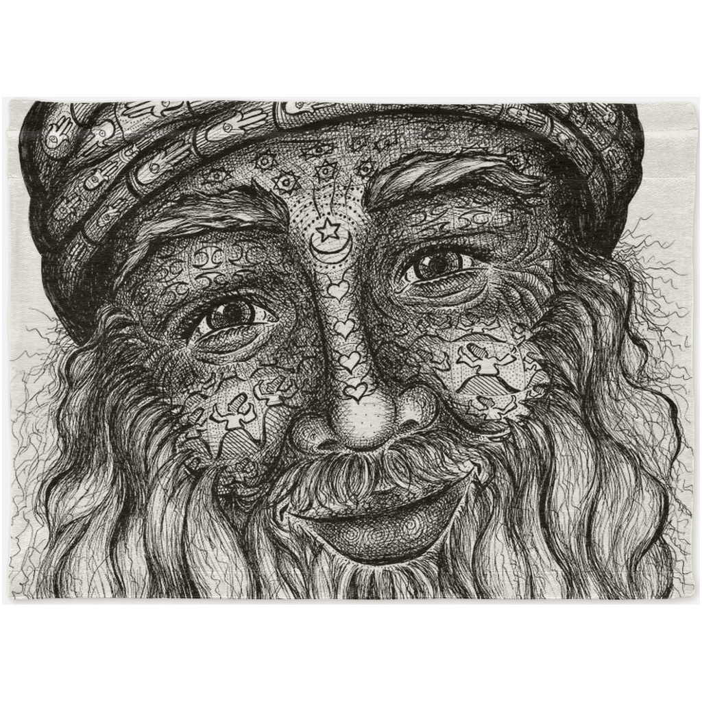the-wisdom-keeper-of-acceptance-black-white-woven-tapestry – Wisdom Keepers
