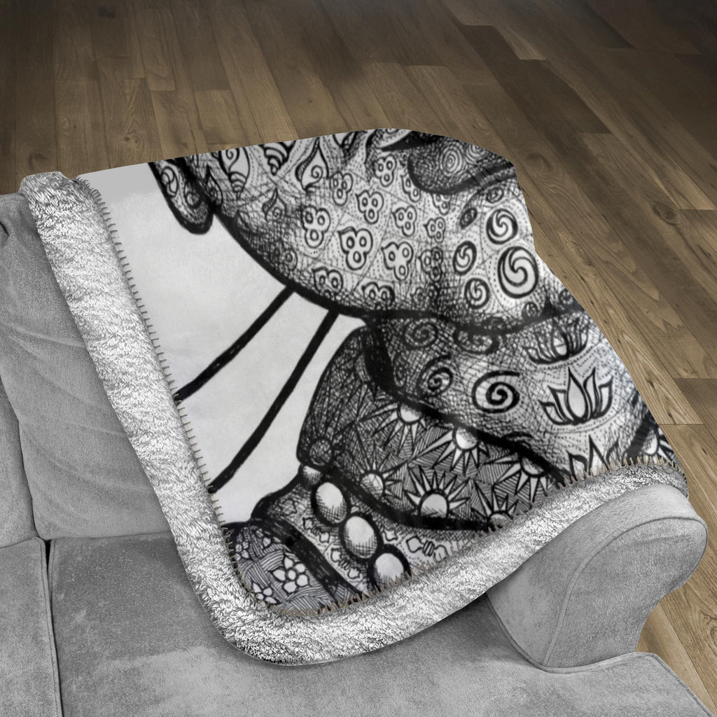 the-wisdom-keeper-of-initiative-awakening-black-white-fleece-sherpa-blanket – Wisdom Keepers