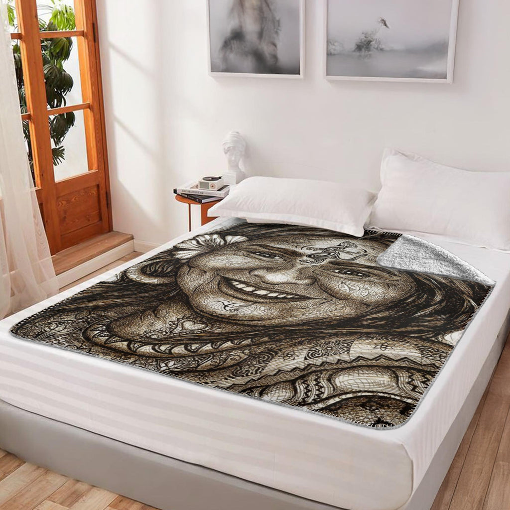 the-wisdom-keeper-of-delight-brown-white-fleece-sherpa-blanket – Wisdom Keepers