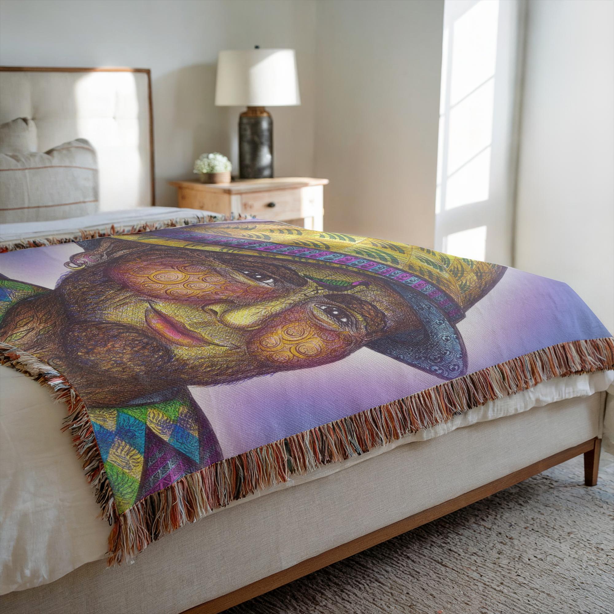 the-wisdom-keeper-of-stillness-full-color-woven-blanket – Wisdom Keepers