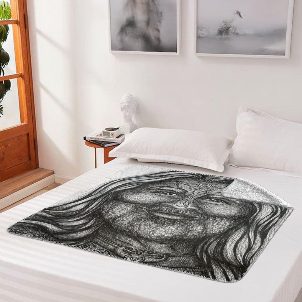 the-wisdom-keeper-of-adventure-black-white-fleece-sherpa-blanket – Wisdom Keepers