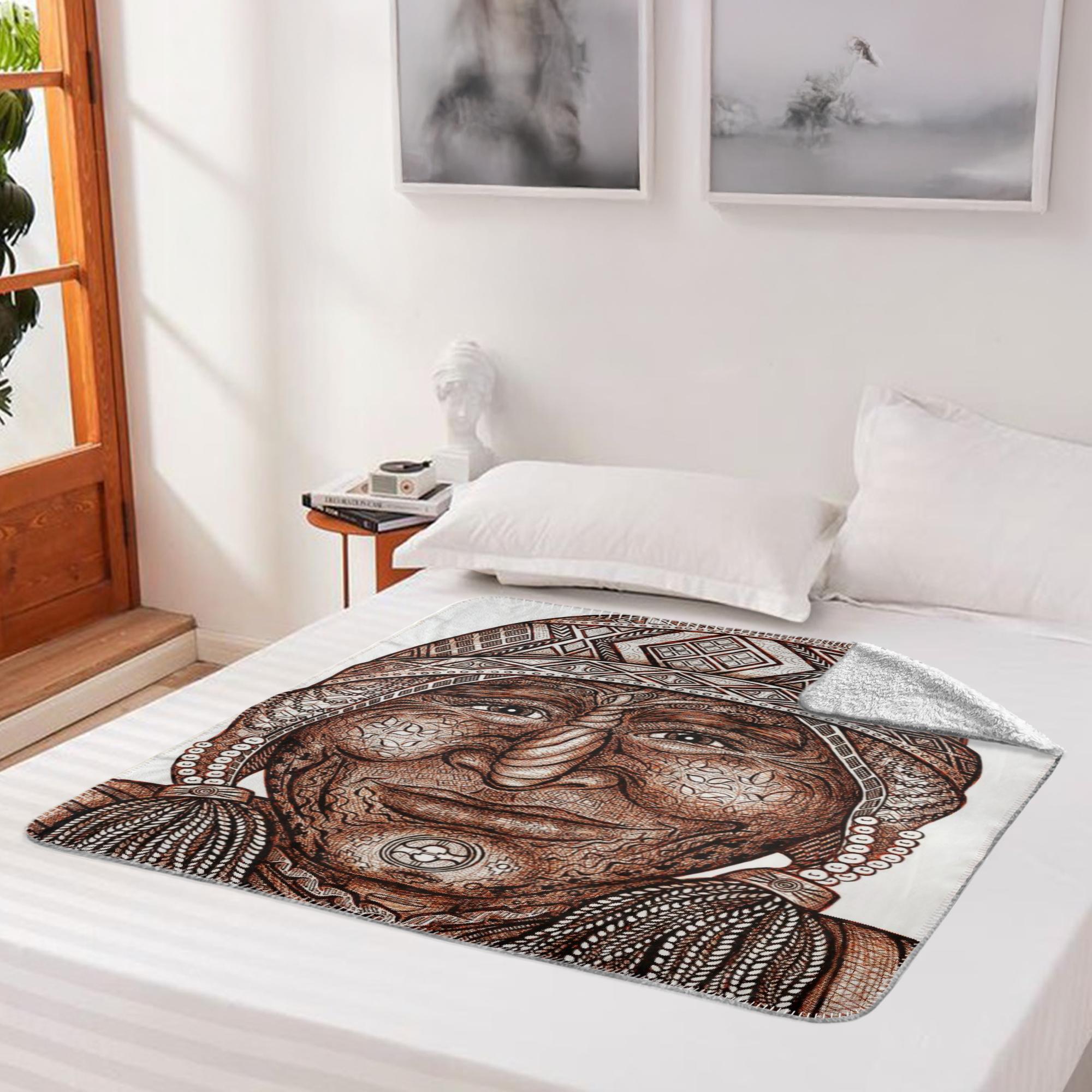 the-wisdom-keeper-of-preservation-brown-white-fleece-sherpa-blanket – Wisdom Keepers