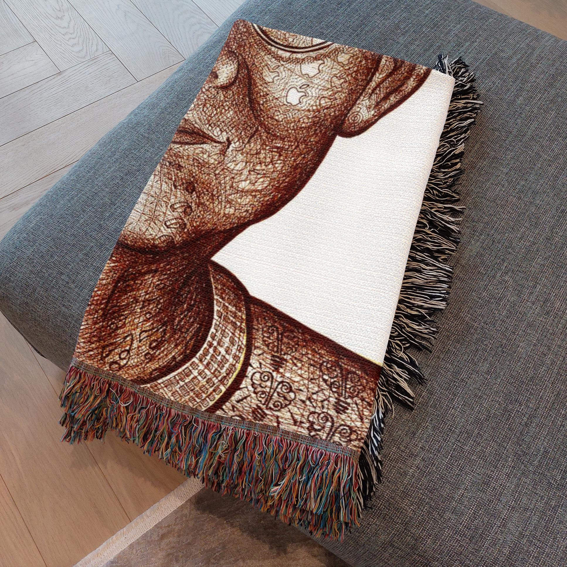 the-wisdom-keeper-of-insight-brown-white-woven-blanket – Wisdom Keepers