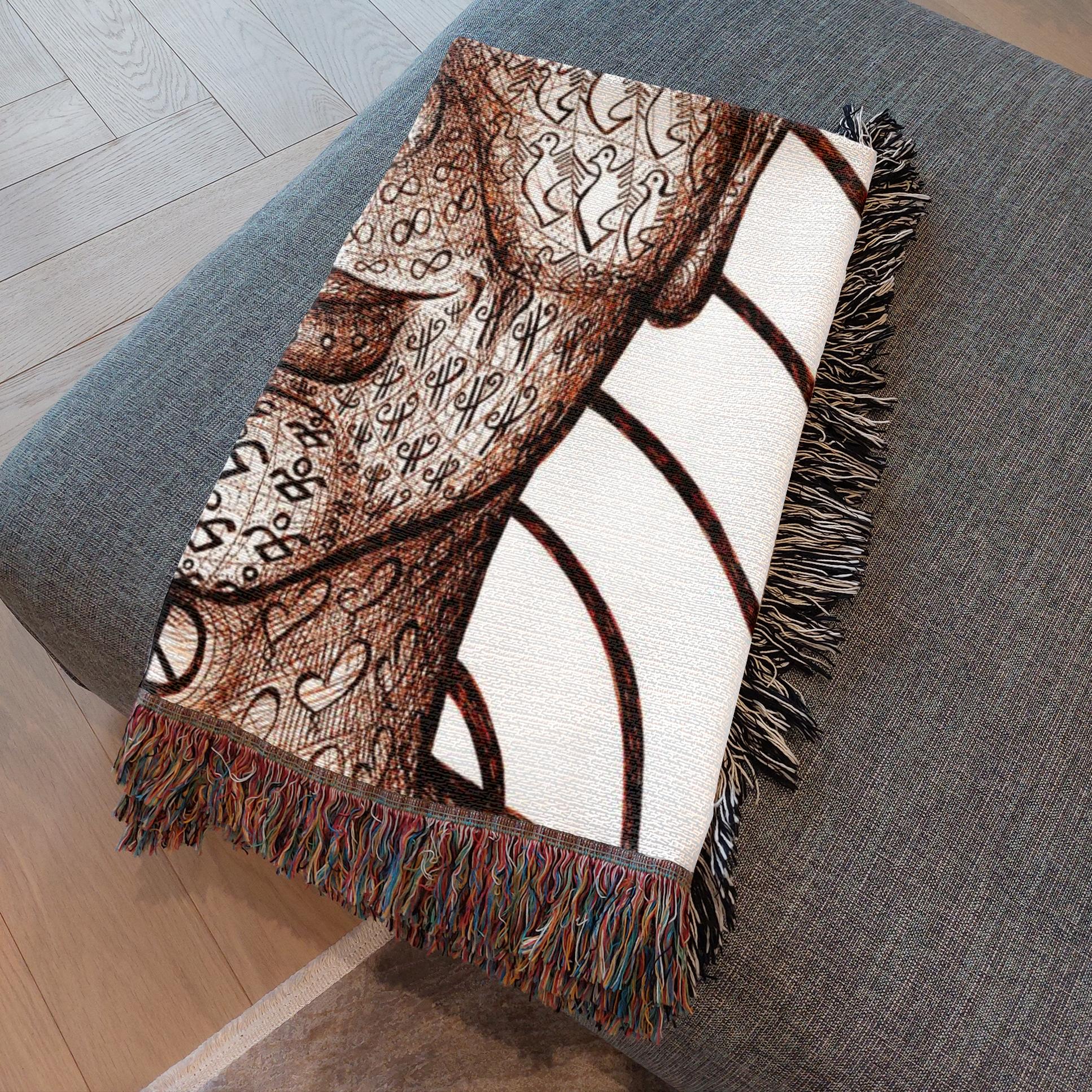 the-wisdom-keeper-of-equality-tenderness-brown-white-woven-blanket – Wisdom Keepers