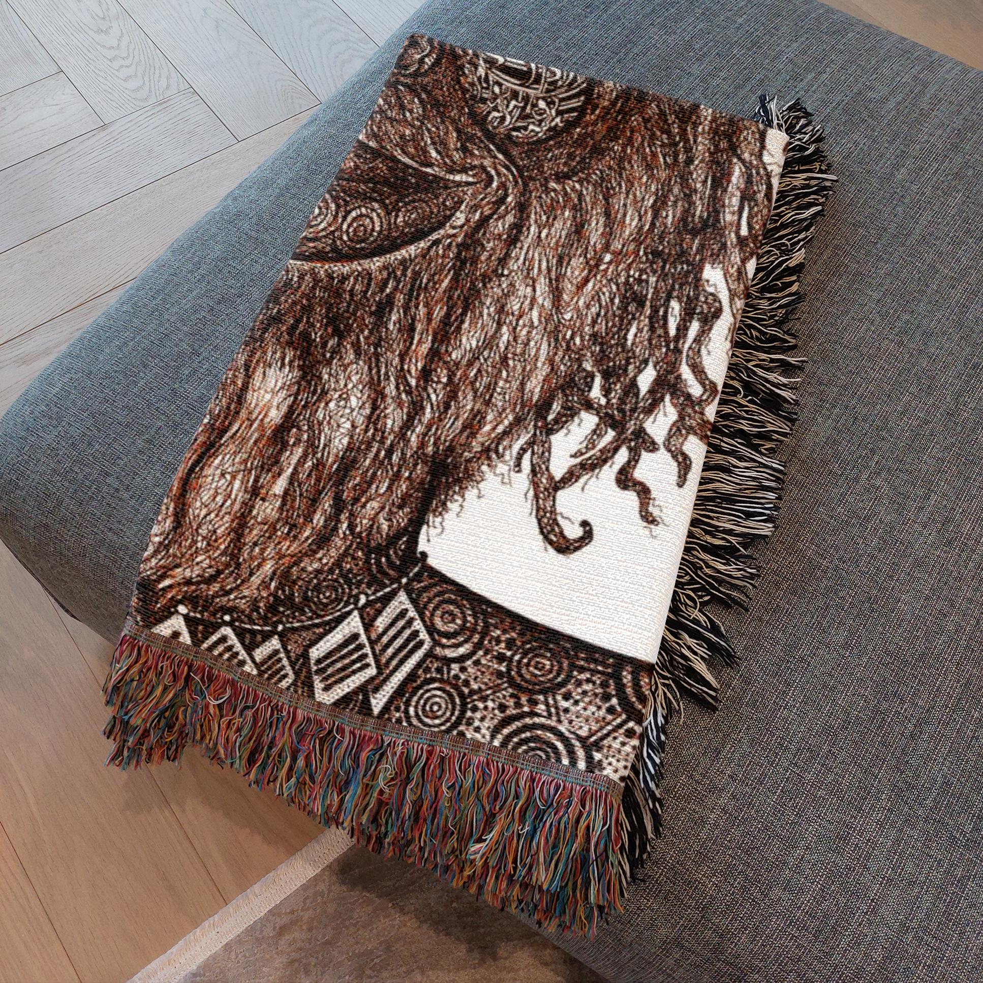 the-wisdom-keeper-of-orientation-unity-brown-white-woven-blanket – Wisdom Keepers