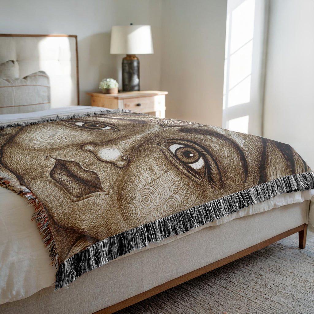 the-wisdom-keeper-of-graciousness-brown-white-woven-blanket – Wisdom Keepers