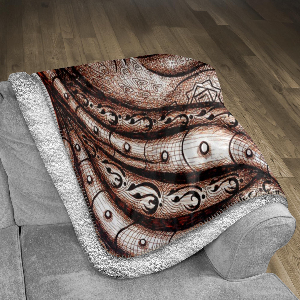 the-wisdom-keeper-of-diplomacy-peace-brown-white-fleece-sherpa-blanket – Wisdom Keepers