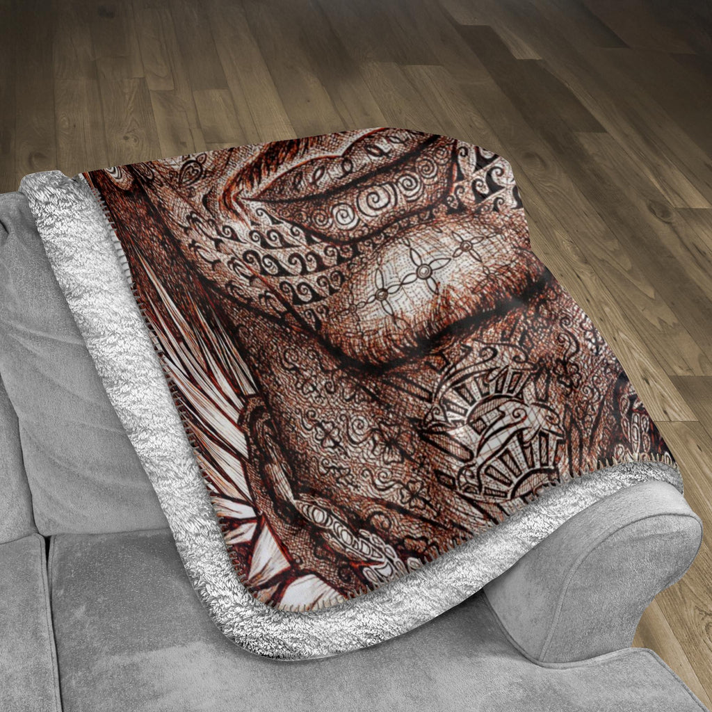 the-wisdom-keeper-of-vitality-brown-white-fleece-sherpa-blanket – Wisdom Keepers