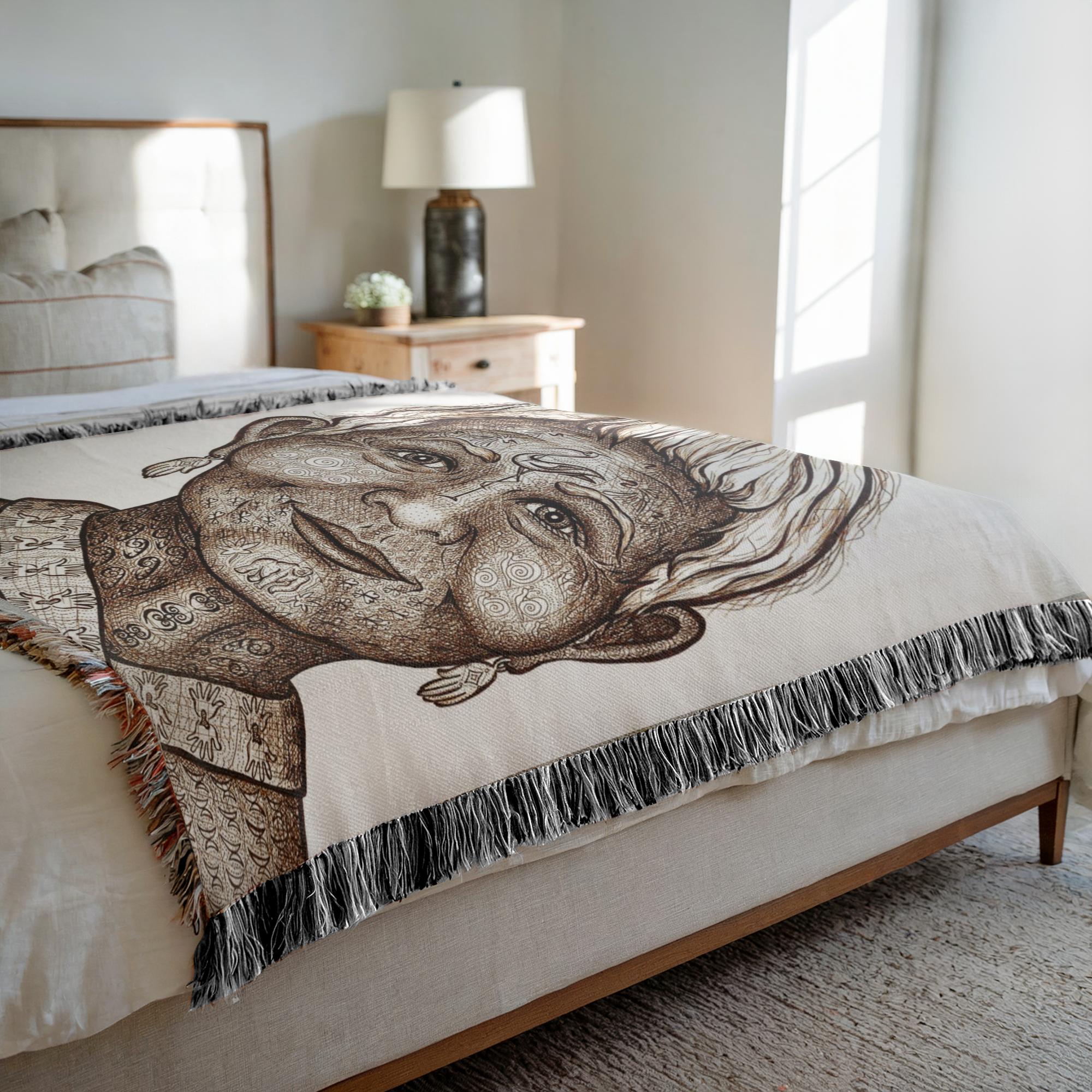 the-wisdom-keeper-of-intimacy-brown-white-woven-blanket – Wisdom Keepers