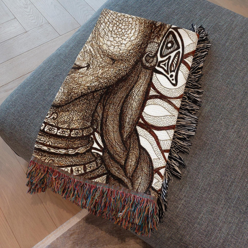 the-wisdom-keeper-of-innovation-innocence-brown-white-woven-blanket – Wisdom Keepers