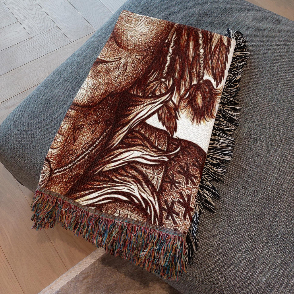 the-wisdom-keeper-of-integrity-brown-white-woven-blanket – Wisdom Keepers