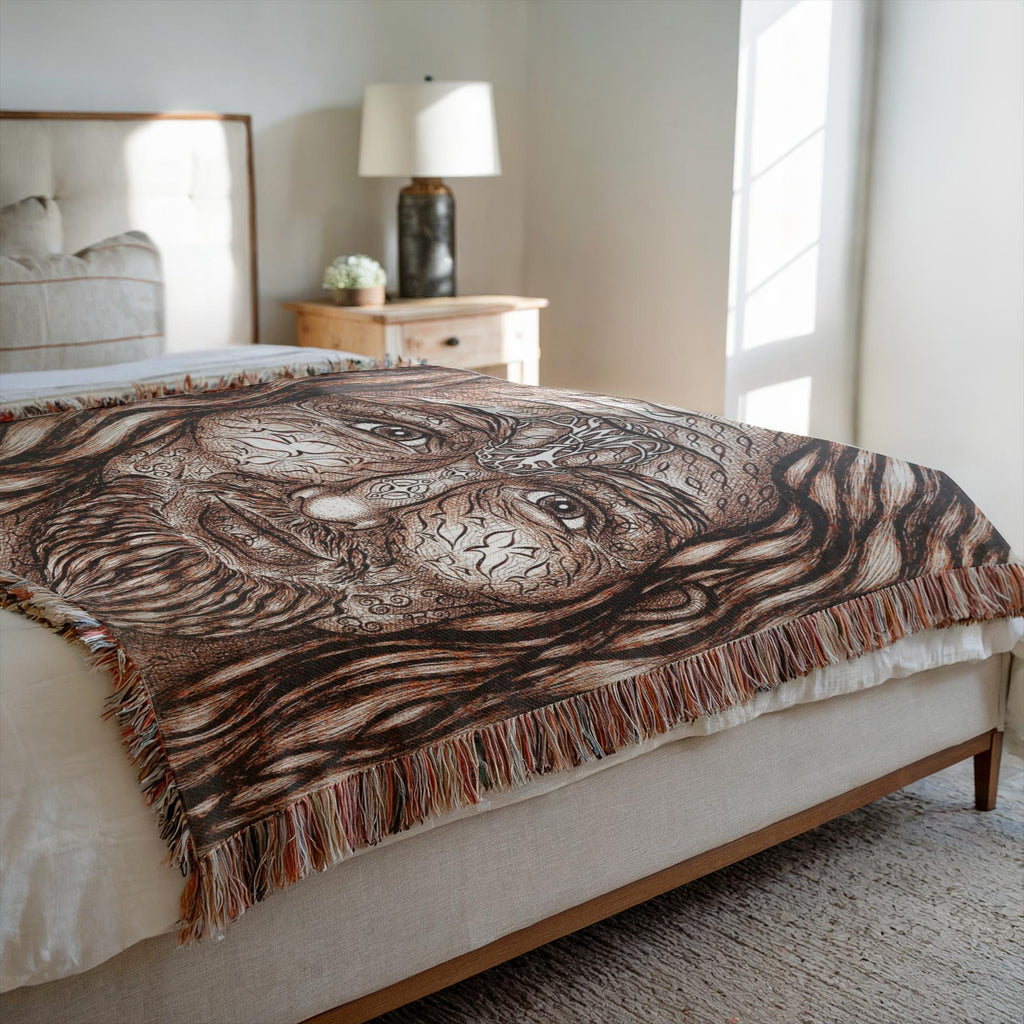 the-wisdom-keeper-of-authority-brown-white-woven-blanket – Wisdom Keepers