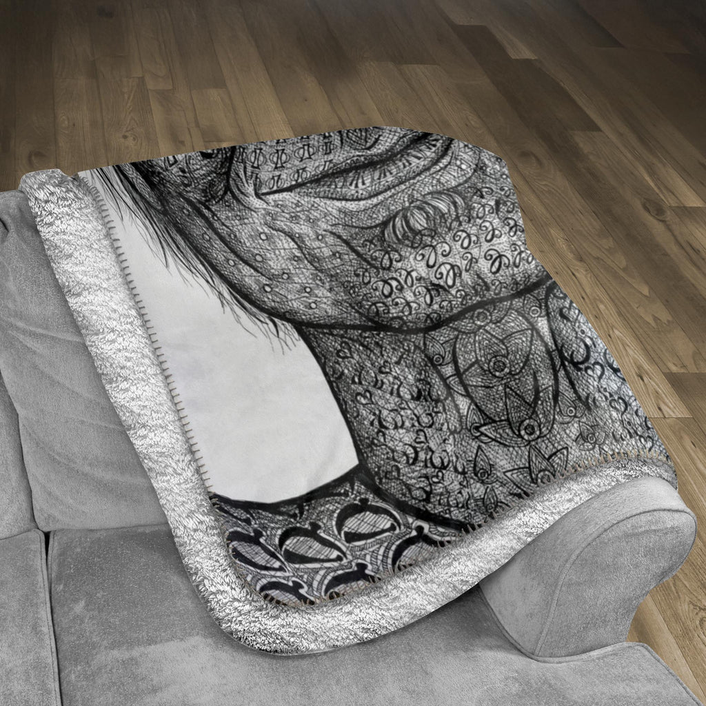 the-wisdom-keeper-of-inquiry-truth-black-white-fleece-sherpa-blanket – Wisdom Keepers