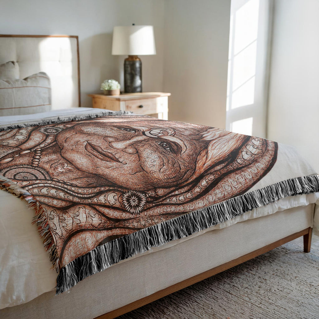 the-wisdom-keeper-of-synergy-communion-brown-white-woven-blanket – Wisdom Keepers
