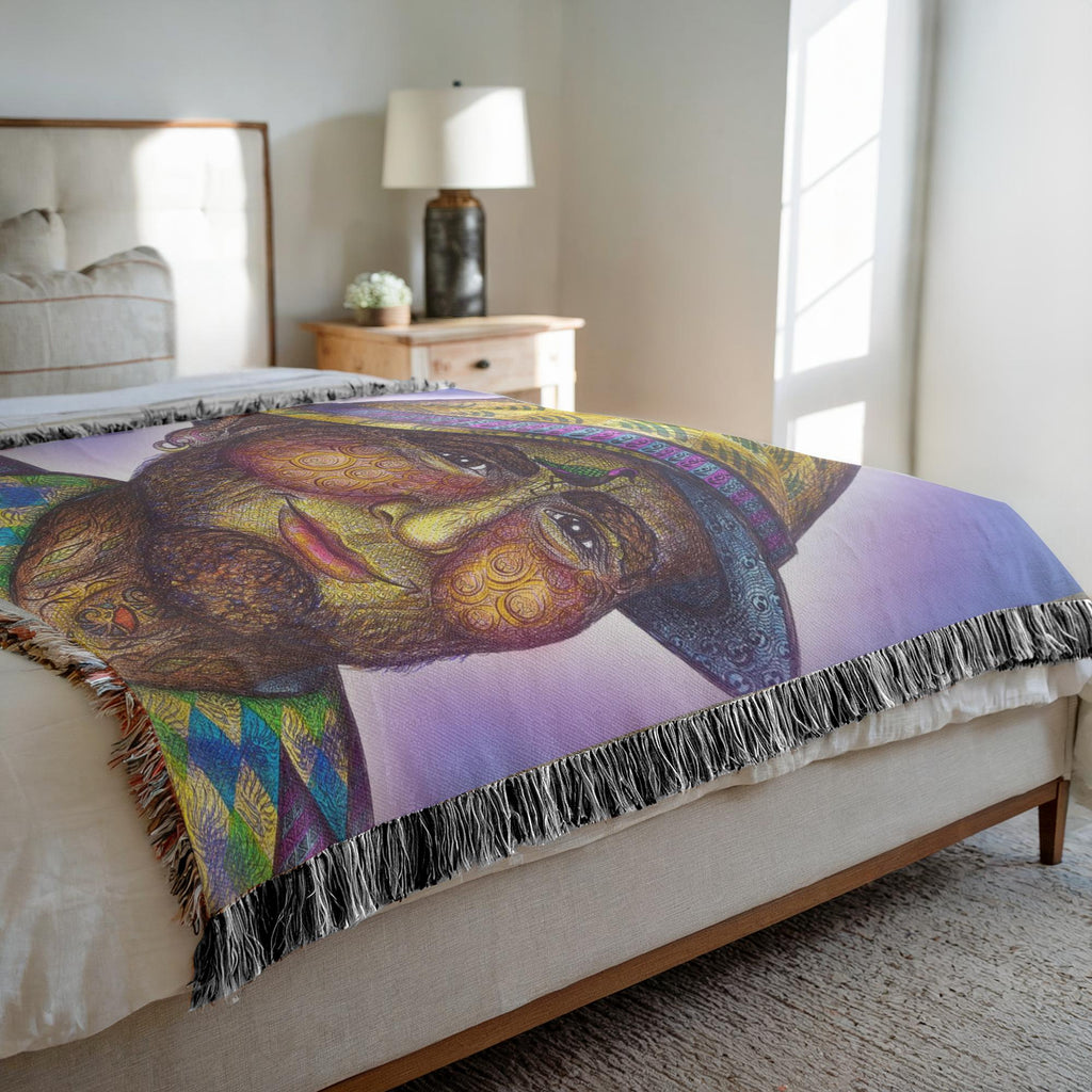 the-wisdom-keeper-of-stillness-full-color-woven-blanket – Wisdom Keepers
