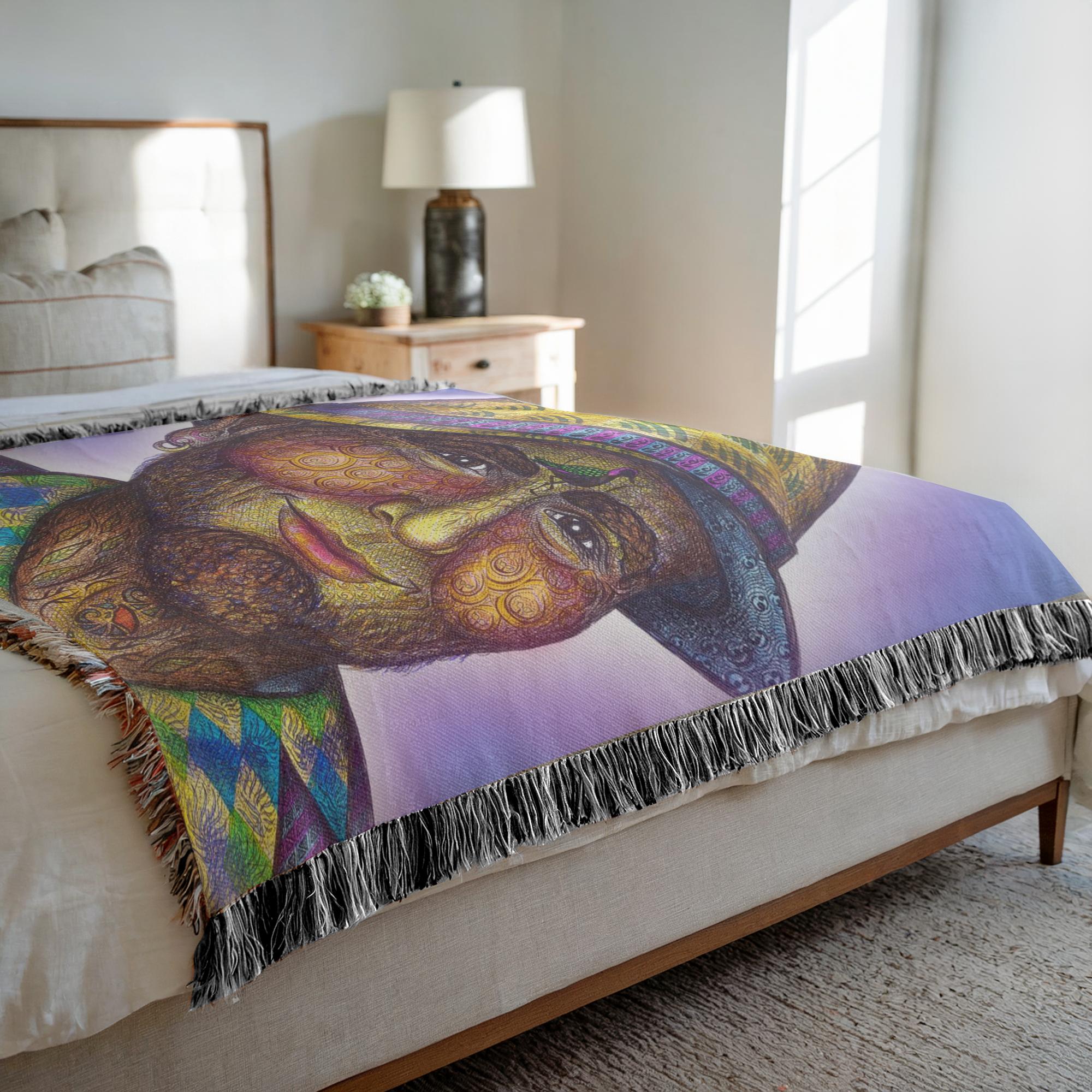 the-wisdom-keeper-of-stillness-full-color-woven-blanket – Wisdom Keepers