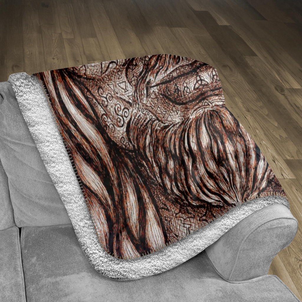 the-wisdom-keeper-of-authority-brown-white-fleece-sherpa-blanket – Wisdom Keepers