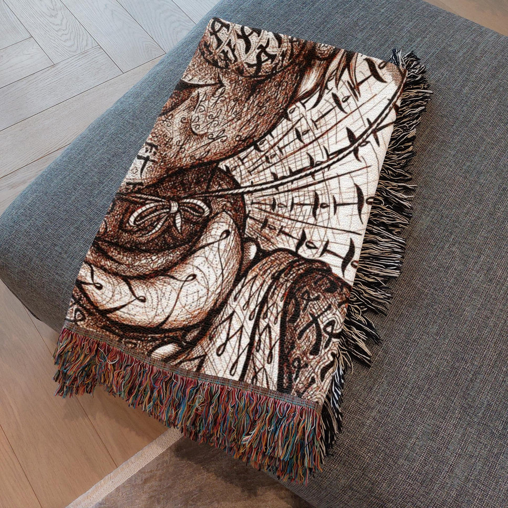 the-wisdom-keeper-of-inspiration-brown-white-woven-blanket – Wisdom Keepers